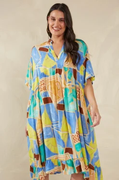 Haven Palermo Relaxed Dress in Solare