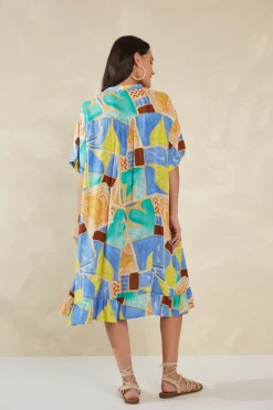 Haven Palermo Relaxed Dress in Solare