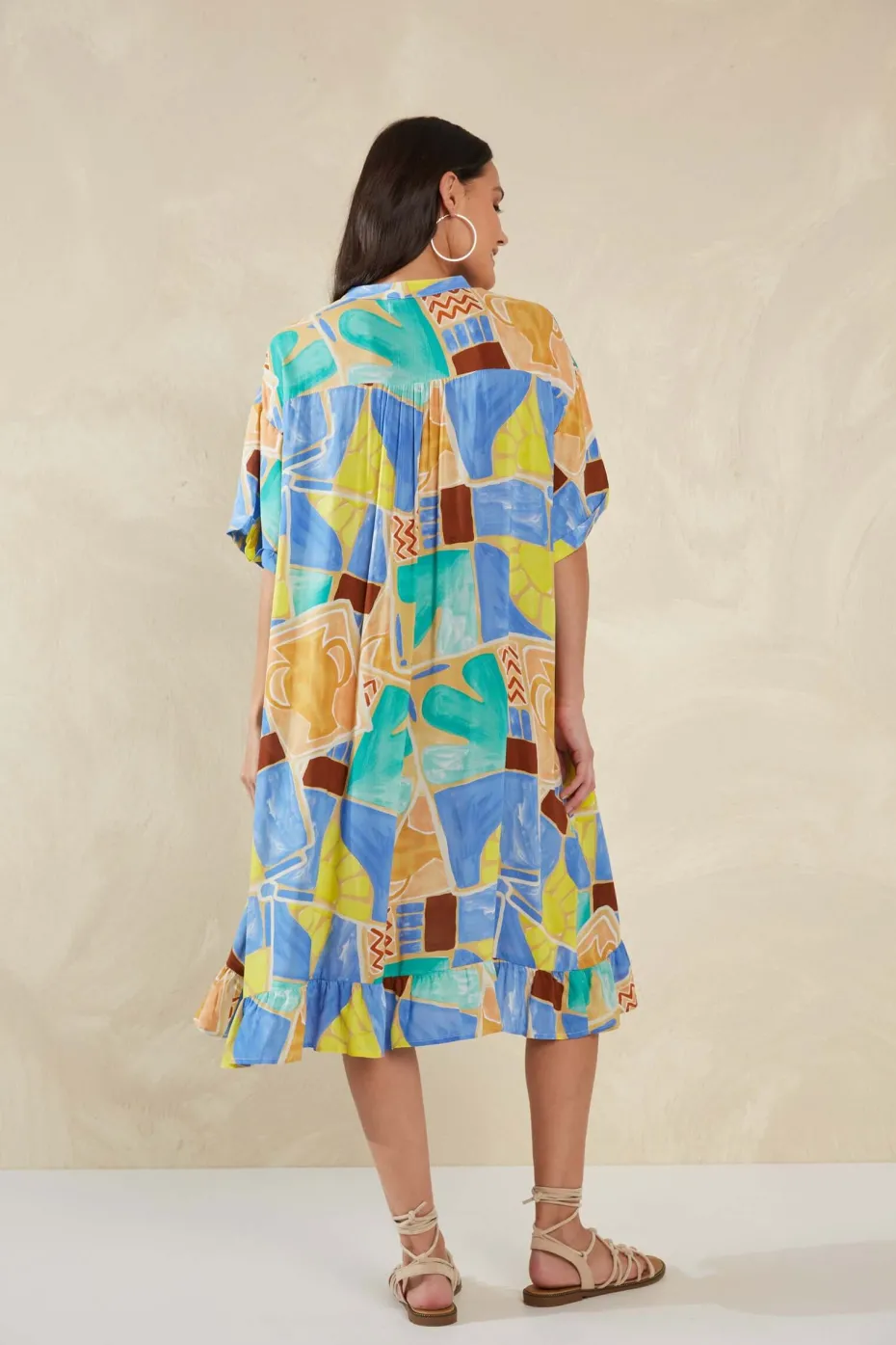 Haven Palermo Relaxed Dress in Solare