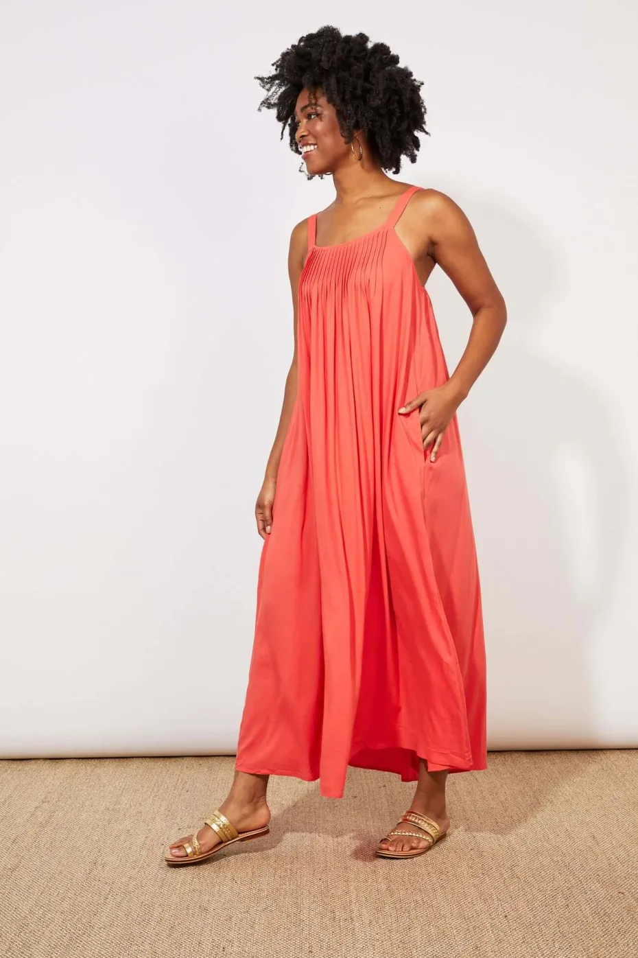 Haven Tropicana Tank Maxi in Coral