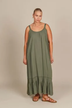 Isle of Mine Esme Tank Dress in Olive