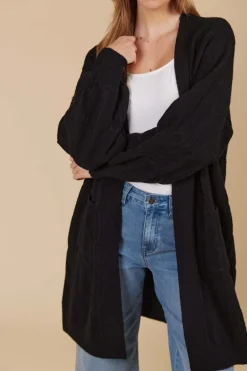 Isle of Mine Hera Cardigan in Onyx