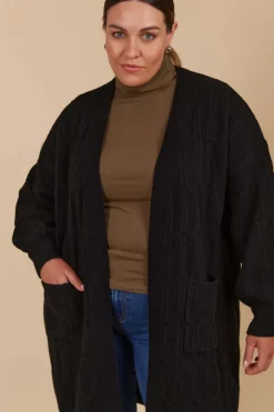 Isle of Mine Hera Cardigan in Onyx