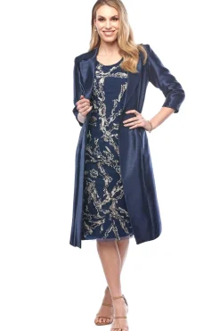 Jesse Harper Dress & Jacket in Midnight Gold JH0567