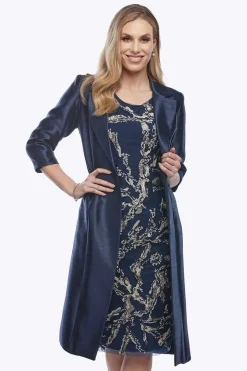 Jesse Harper Dress & Jacket in Midnight Gold JH0567