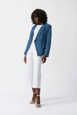 Joseph Ribkoff Blazer in Medium Blue Denim 251962