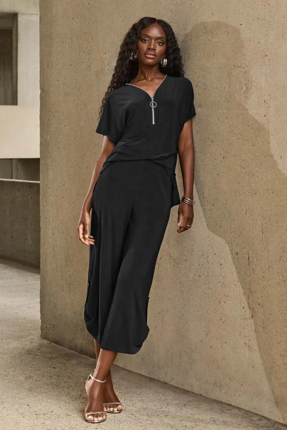 Joseph Ribkoff Chic Jumpsuit in Black 251044