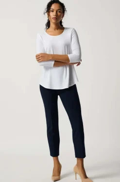 Joseph Ribkoff Classic Cropped Pant in Midnight 181089