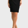 Joseph Ribkoff Classic Short Pencil Skirt in Black 153071