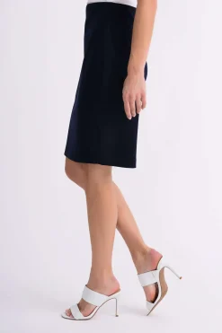 Joseph Ribkoff Classic Short Pencil Skirt in Midnight 153071