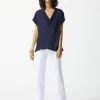 Joseph Ribkoff Fit & Flare Top in Midnight 242027