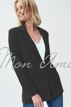 Joseph Ribkoff Straight Cut Blazer in Black 231064