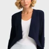 Joseph Ribkoff Tux Overpiece Jacket in Midnight 161140