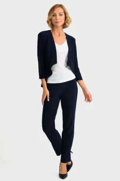 Joseph Ribkoff Tux Overpiece Jacket in Midnight 161140