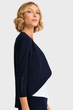 Joseph Ribkoff Tux Overpiece Jacket in Midnight 161140
