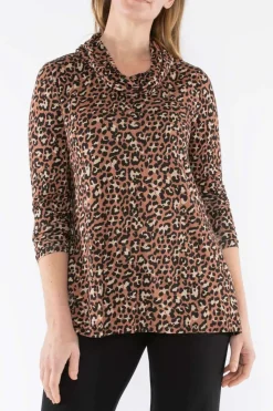 Jump Leopard Tee in Toffee
