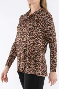 Jump Leopard Tee in Toffee
