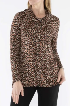Jump Leopard Tee in Toffee