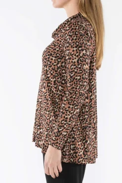 Jump Leopard Tee in Toffee