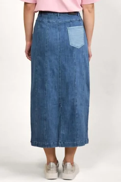 Knewe Cooper Skirt in Blue Wash