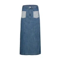 Knewe Cooper Skirt in Blue Wash