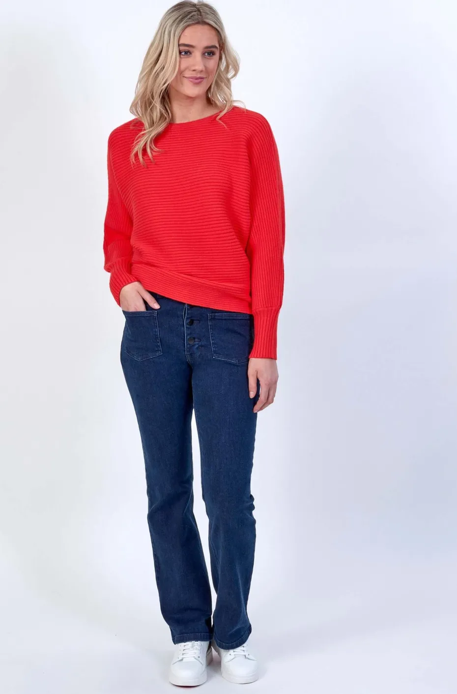 Knewe Potter Bootleg Jean in Dark Blue