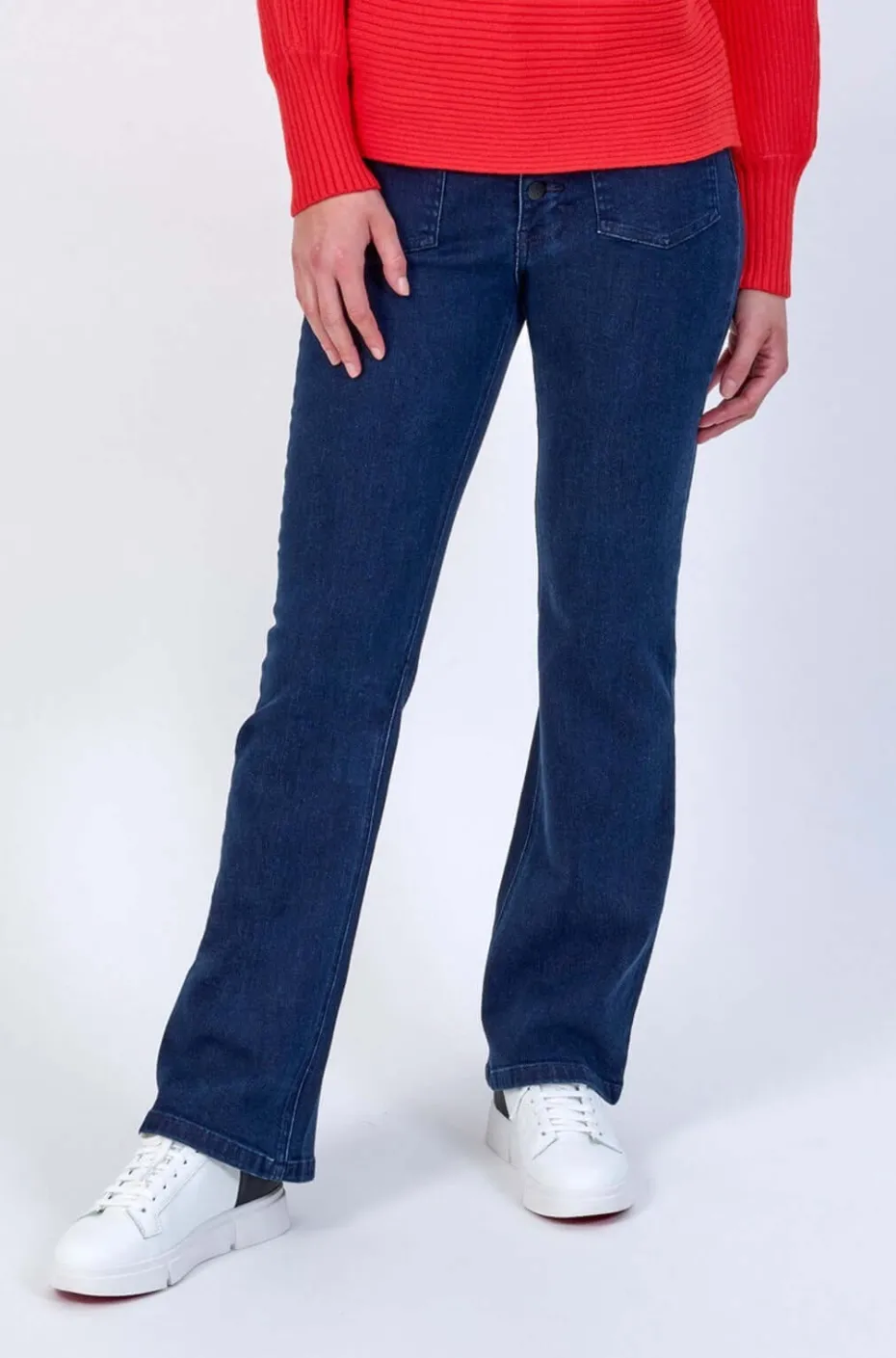 Knewe Potter Bootleg Jean in Dark Blue