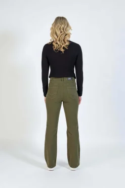 Knewe Potter Bootleg Jean in Khaki