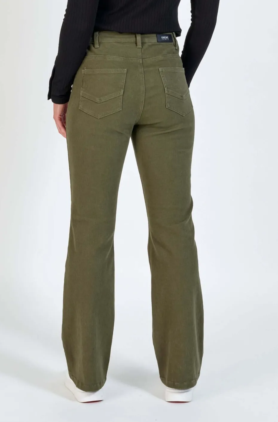 Knewe Potter Bootleg Jean in Khaki