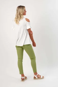 Knewe Spin Tee in Chalk