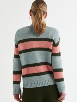 Ld & Co Lofty Stripe Jumper in Seafoam