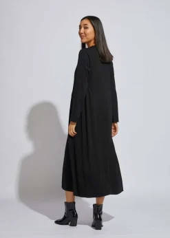 LD & Co Maxi Knit Dress in Black
