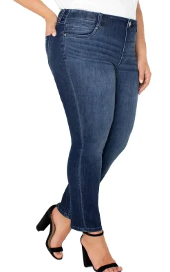 Liverpool Gia Glider Slim 29" Jean in Warner Lake