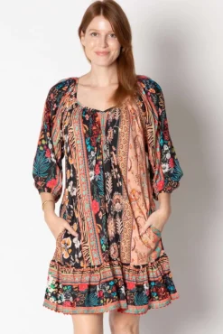 Lula Life GISELE Shirred Dress