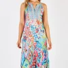 Lula Life RUMI Sleeveless Maxi in Lagoon