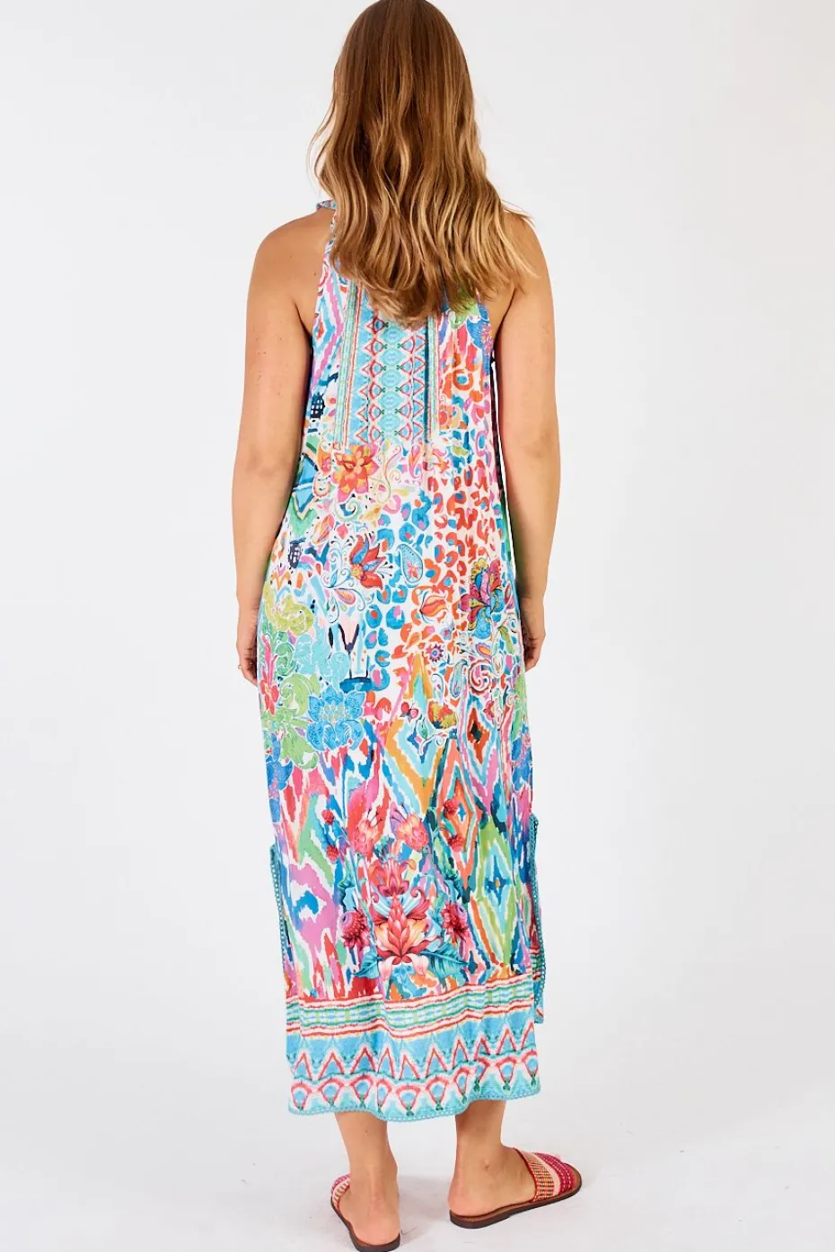 Lula Life RUMI Sleeveless Maxi in Lagoon