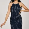 Lyman by Frank Lyman Tassel Dress in Navy 222101I