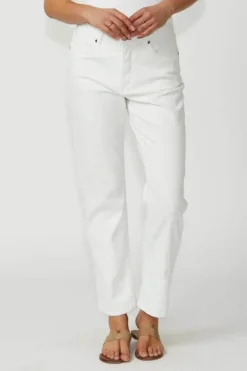 New London Jean DOVER in Washed White