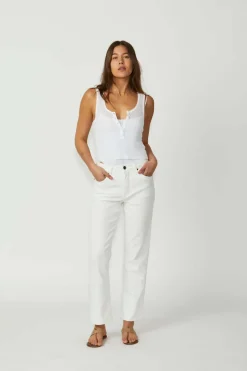 New London Jean DOVER in Washed White