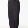 New London Jeans ALSTON Skirt in Dark Denim Wash
