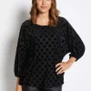 Philosophy AUDREY Billow Tunic in Black Spot