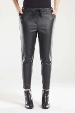 Philosophy CROW Coated Droppie Pant in Black