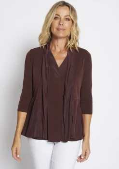 Philosophy JARDIN Jacket in Chocolate