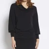 Philosophy KYLIE Drape Tunic in Black
