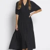 Philosophy MISTY Midi Dress in Black