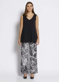 Philosophy MONICA Wide Leg Pant in Palm