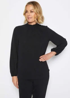 Philosophy OWENS Tie Neck Top in Black