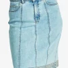 Ping Pong Amelia Denim Skirt in Pale Denim