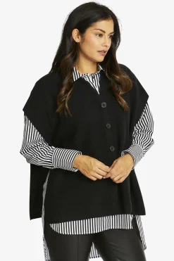 Ping Pong Caterina Vest in Black