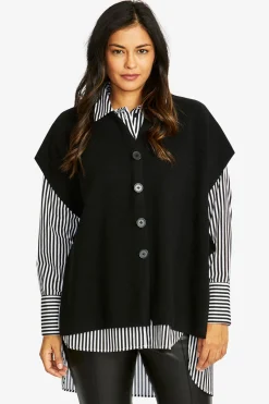 Ping Pong Caterina Vest in Black